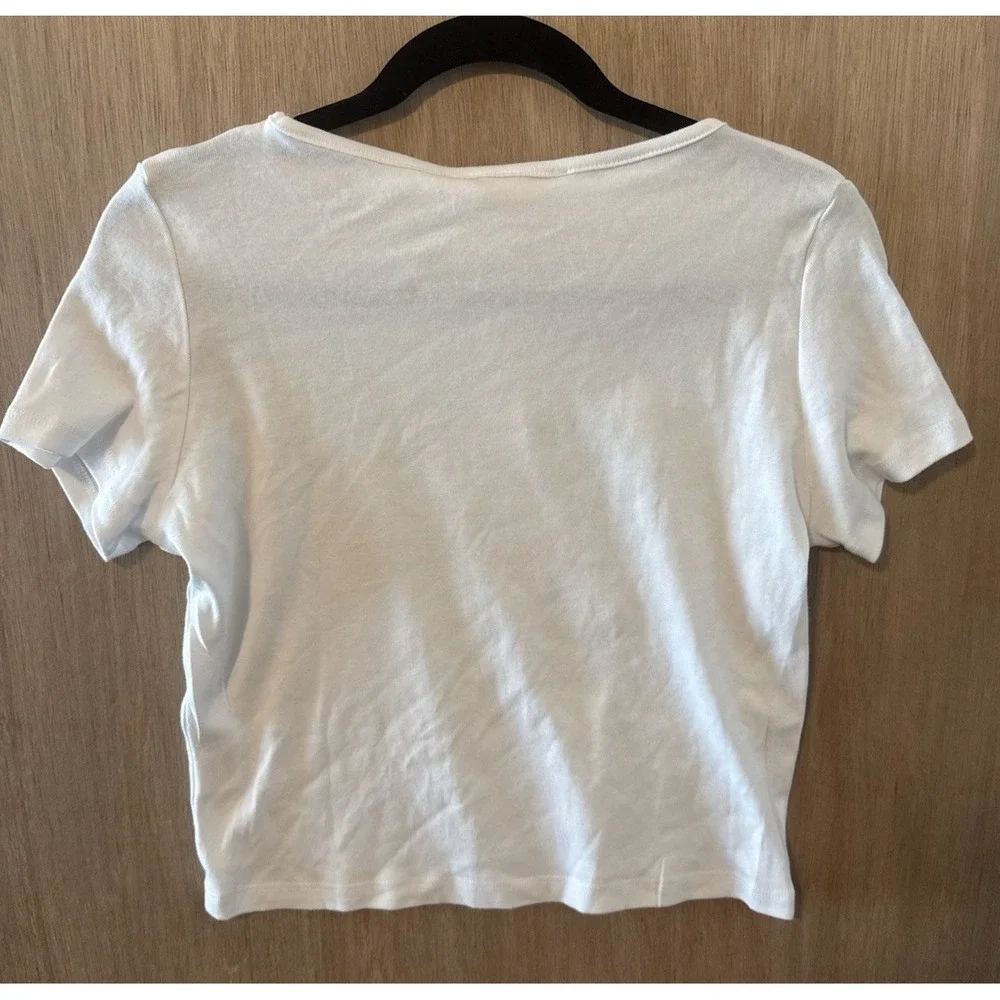 Lisa Says Gah Alex Shrunken Graphic Tee Caviar Dreams Scene Size L NEW Orig $78 - Picture 4 of 9
